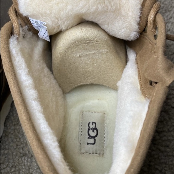 UGG Neumel Zip Men’s Size 11 Brown Boots Leather Chukka 1103883 NWOB - Picture 5 of 8